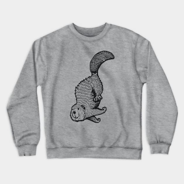 A Levity of Animals: Eager Beaver Crewneck Sweatshirt by calebfaires